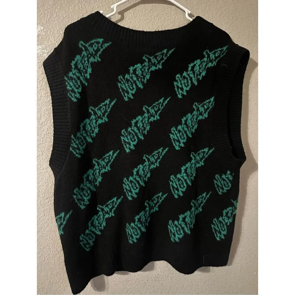 No Fear X H&M Fuzzy Sweater Vest
